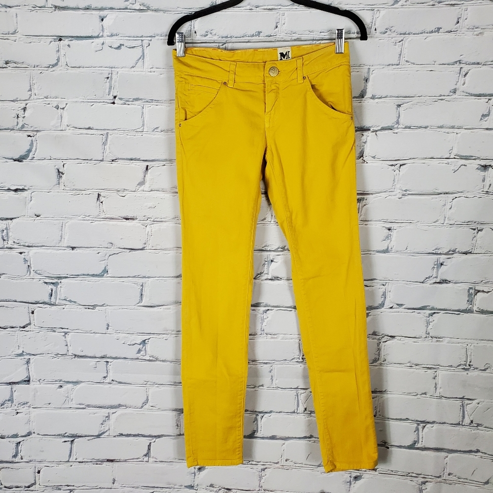 M Missoni Yellow Skinny Jeans